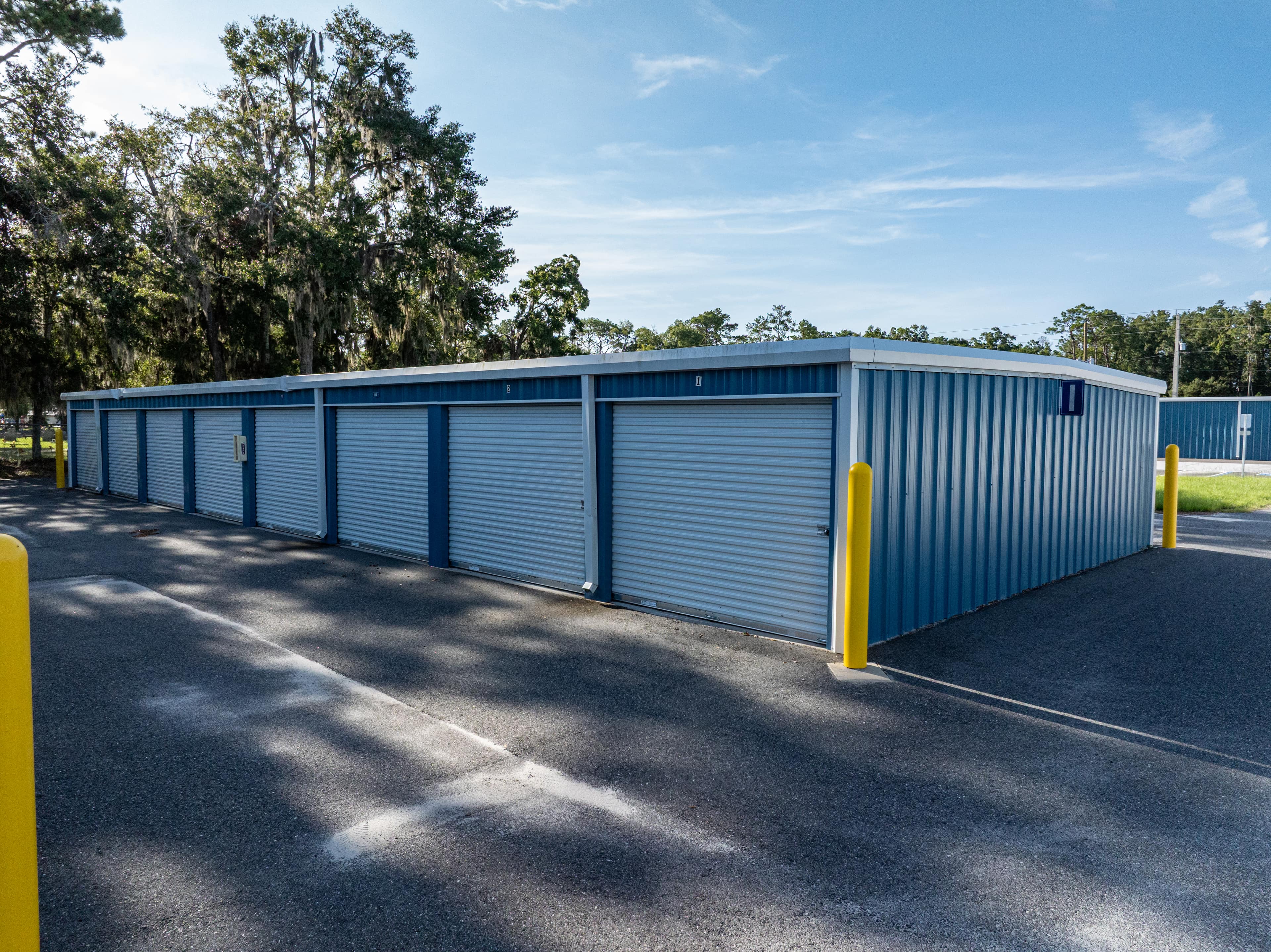 Non-climate drive-up storage area at Lake City Self Storage